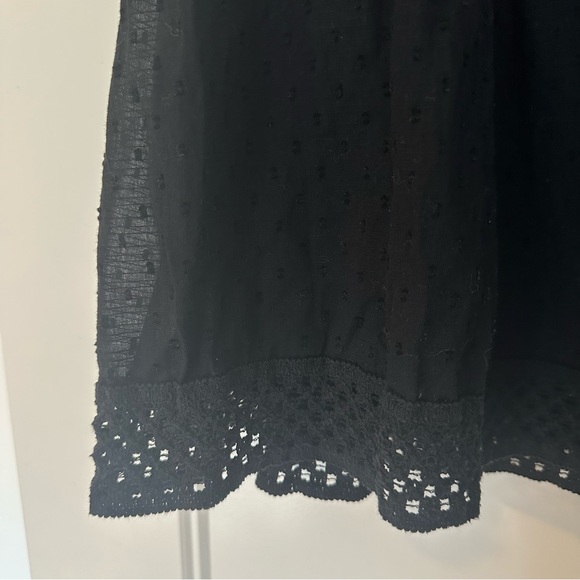 St. John’s bay 100% cotton black boho western lace midi skirt - Picture 6 of 8